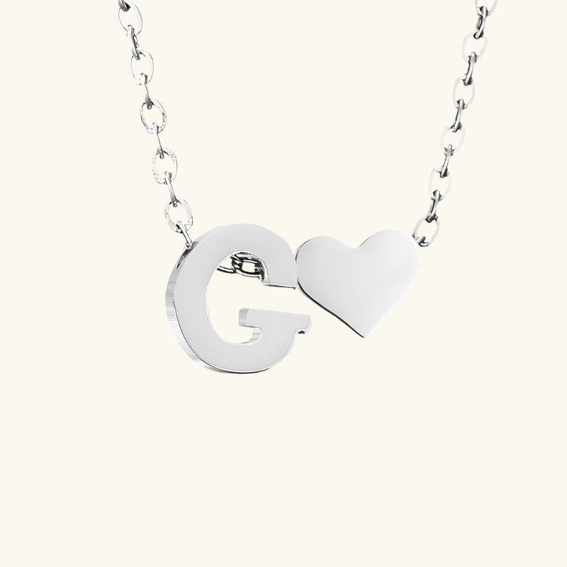 Amour Initial Necklace