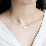 Ina Silver Collarbone Necklace