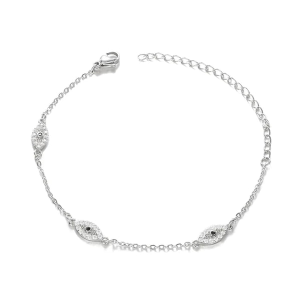 Diamond Evil Eye Bracelet