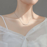 Ina Silver Collarbone Necklace