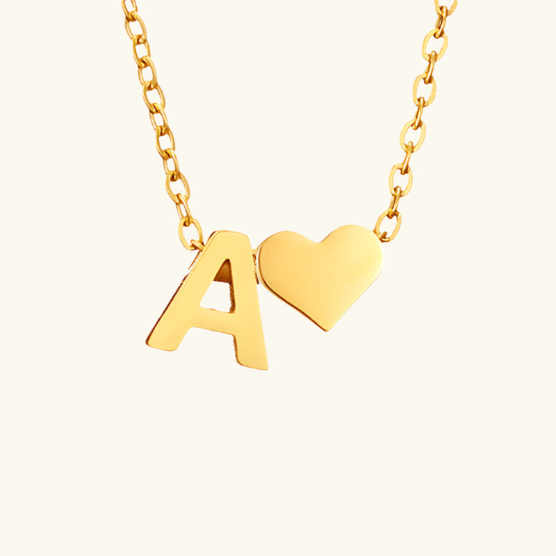 Amour Initial Necklace