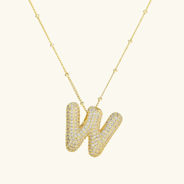 Bubble Letter Necklace