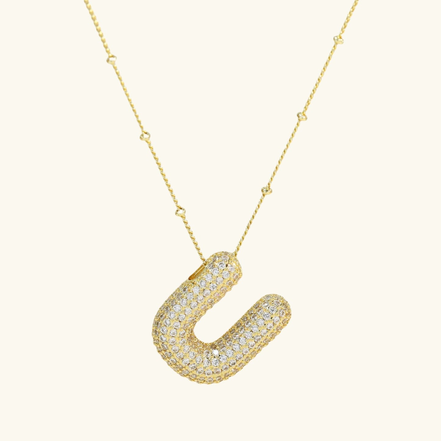 Bubble Letter Necklace