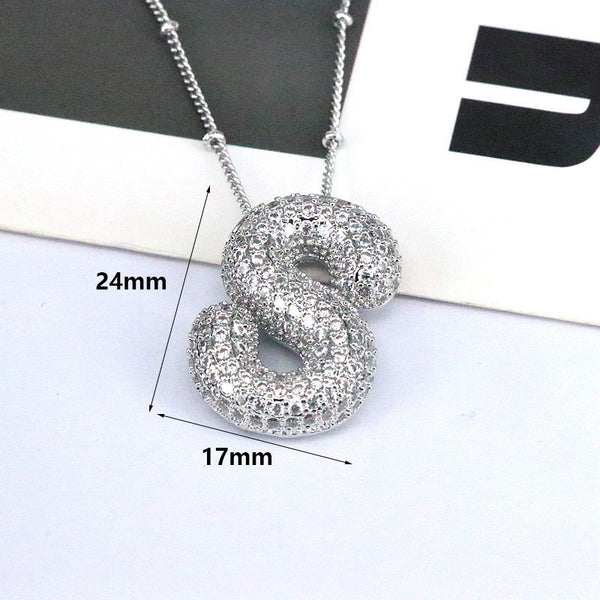 Bubble Letter Necklace