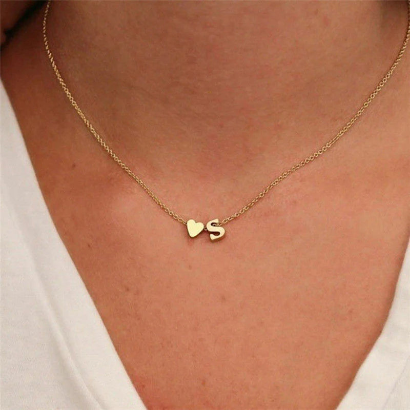 Amour Initial Necklace