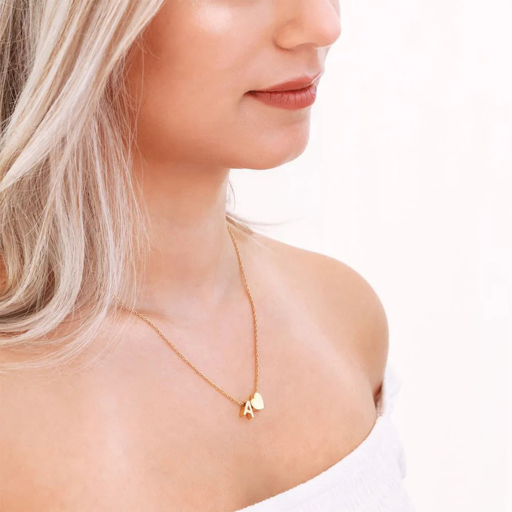 Amour Initial Necklace