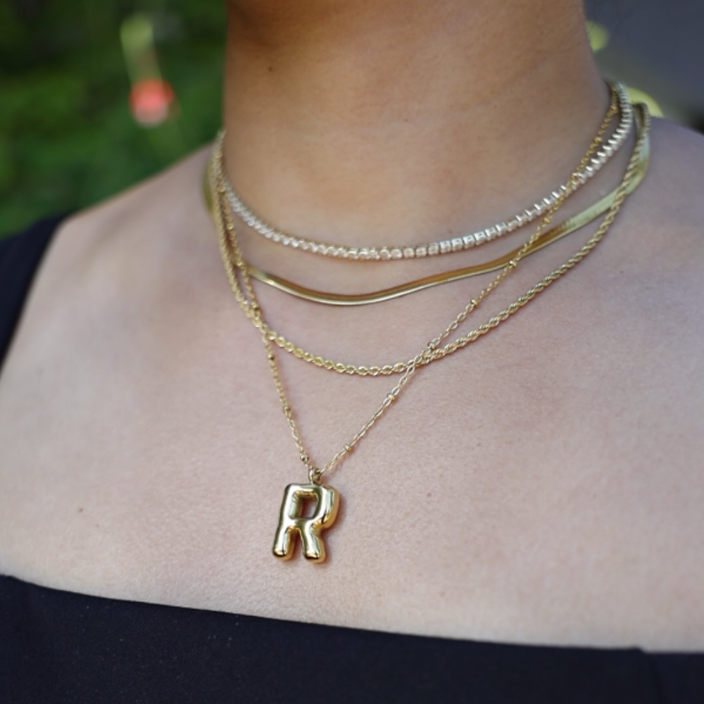Balloon Letter Necklace