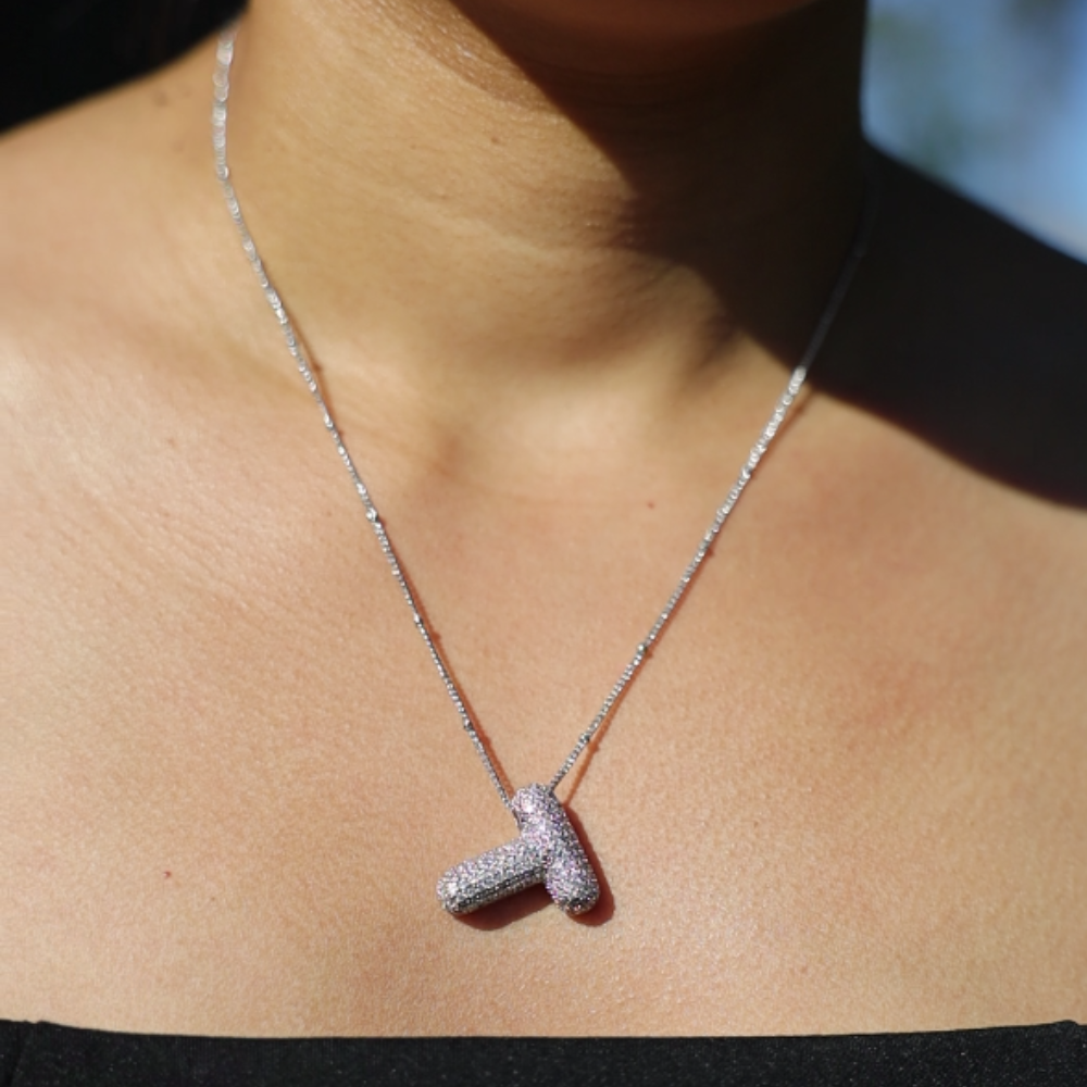 Bubble Letter Necklace