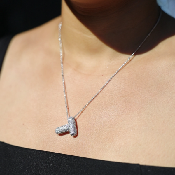 Bubble Letter Necklace