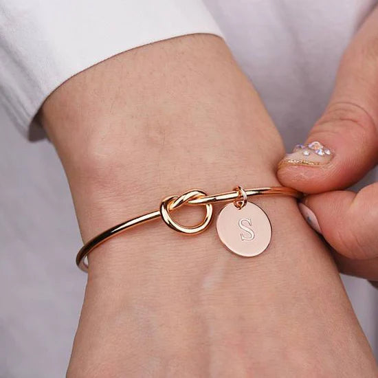 Odette Initial Bangle