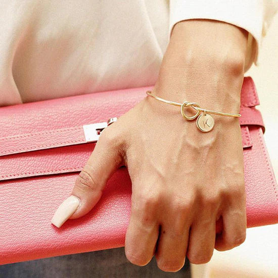 Odette Initial Bangle