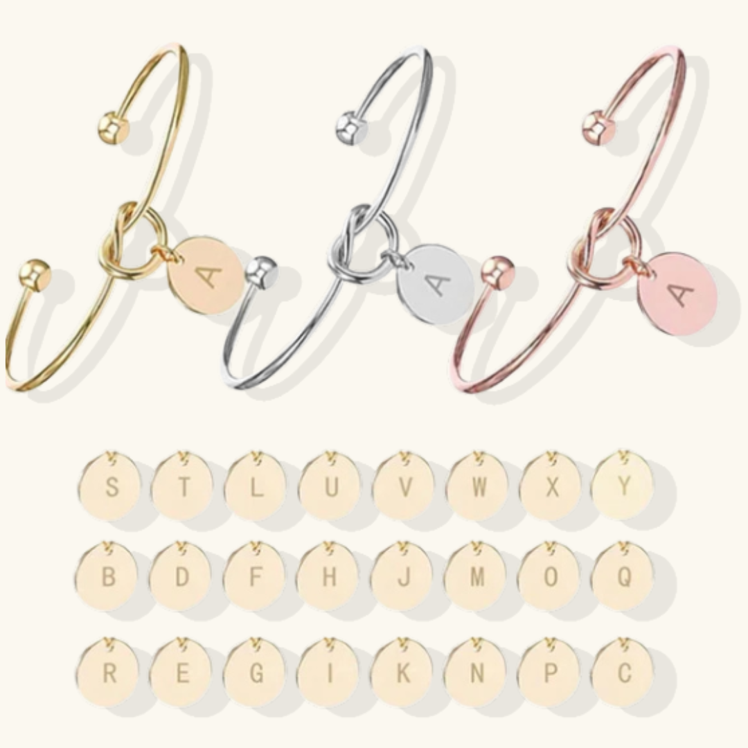 Odette Initial Bangle