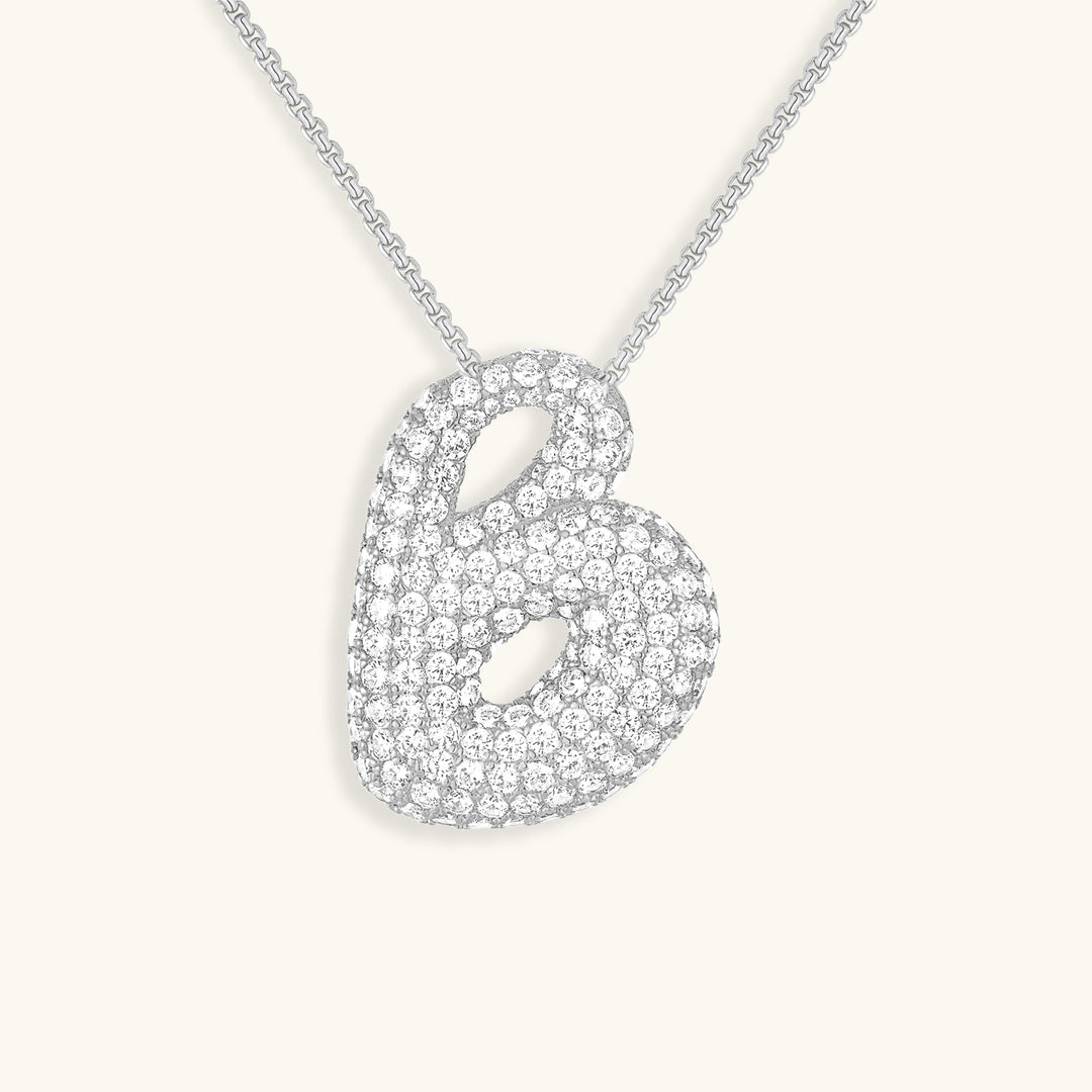 maileey❤︎ Hailey Bubble Initial Necklace – Vivori Jewels
