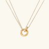 Dual Chain Ring Necklace