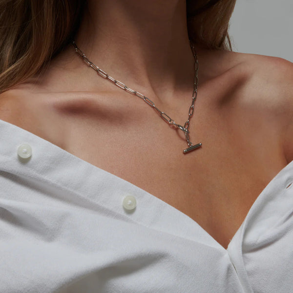 Dahlia Paperclip Necklace