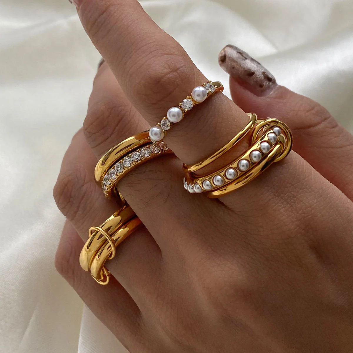 Saskia Stacked Ring