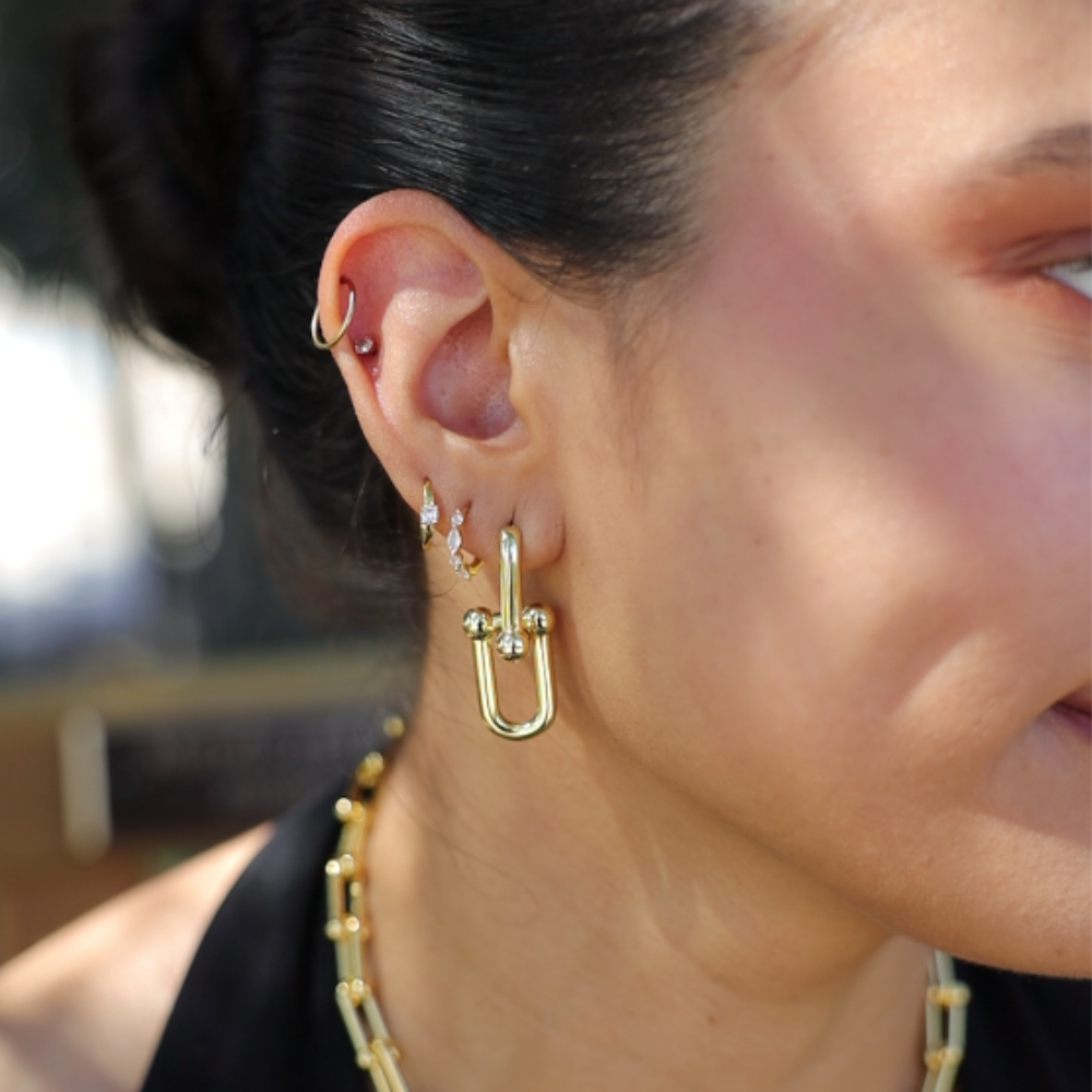London Link Earrings