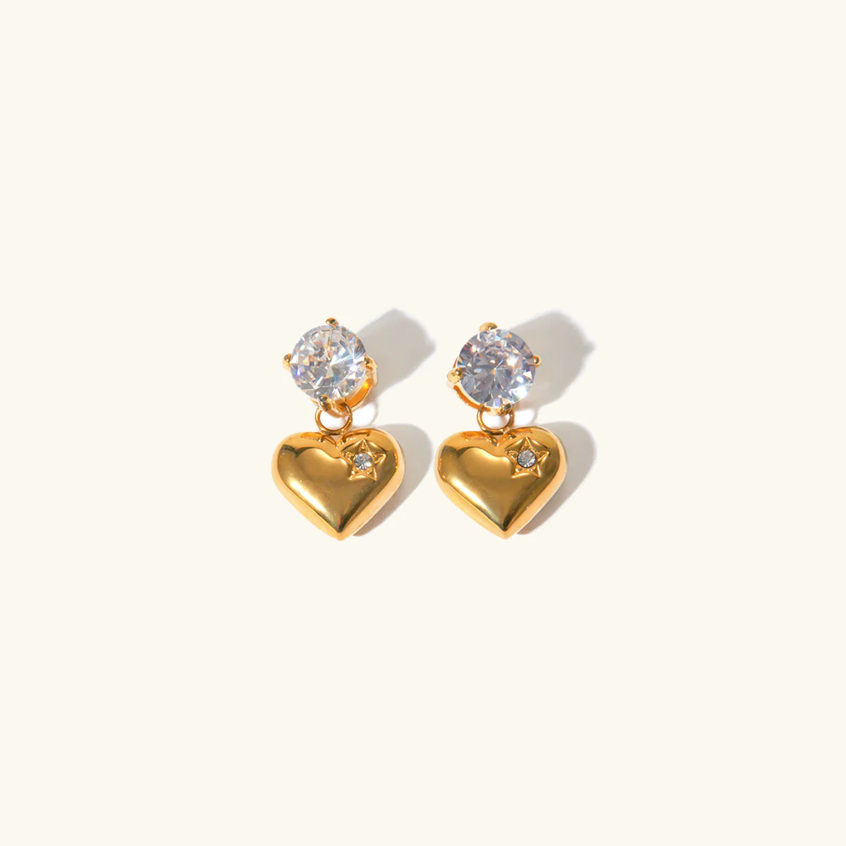 Selene Heart Earrings
