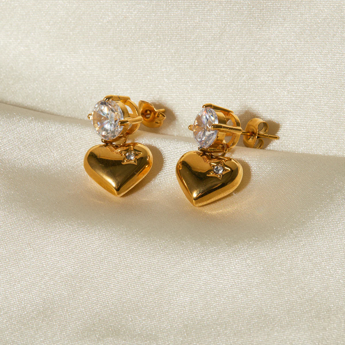 Selene Heart Earrings