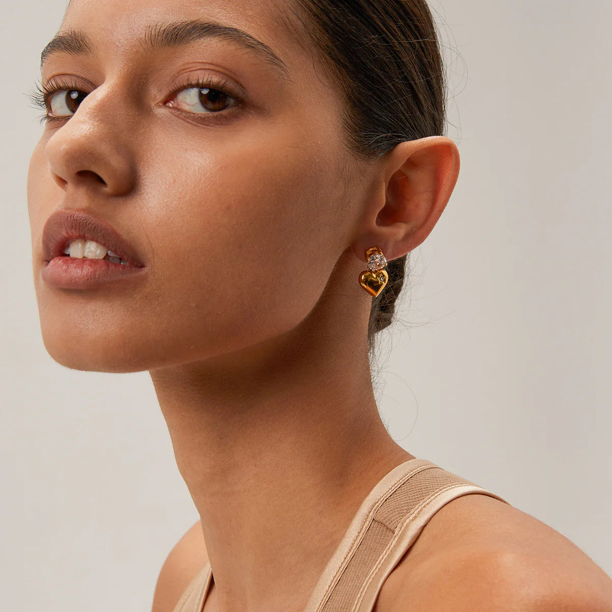 Selene Heart Earrings