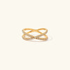 Golden Twist Ring