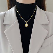 Amalia's Time Reversible Gold Necklace