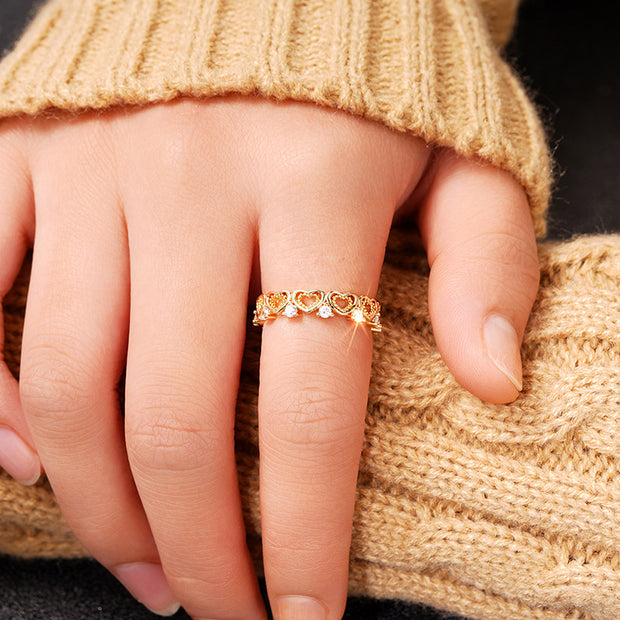 Belle Éternelle Heart Ring