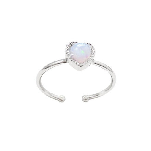 Rosalind Pearl Heart Ring