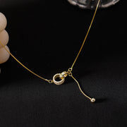 Janna Gold Tassel Necklace