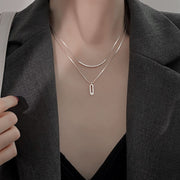 Gia Layered Crystal Necklace