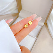 Sunflora Gold Earrings