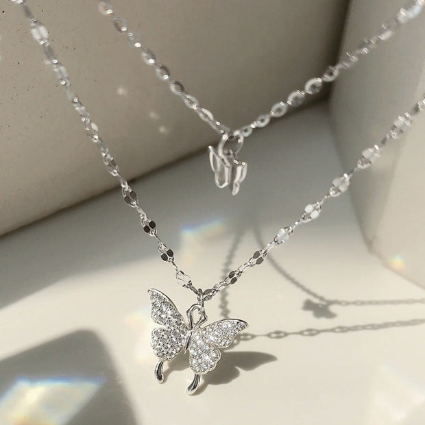Chiara Layered Butterfly Necklace