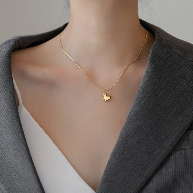Dorothea Gold Heart Necklace