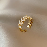 Matilda Olive Gold Ring