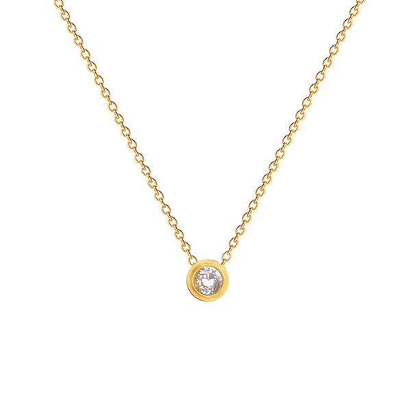 Beaumont Gold Crystal Pendant