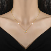 Beaumont Gold Crystal Pendant