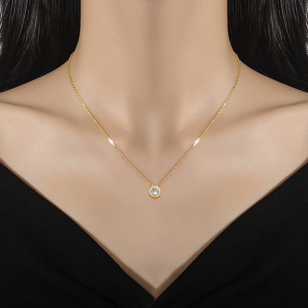 Beaumont Gold Crystal Pendant
