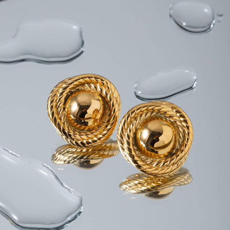 Delia Spiral Earrings