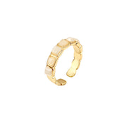 Florence Gold Pearl Ring