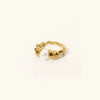Saffron Pearl Ring