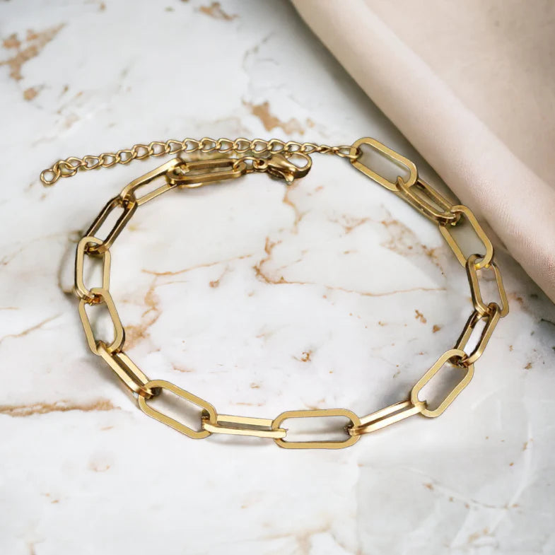 Lennox Paperclip Bracelet
