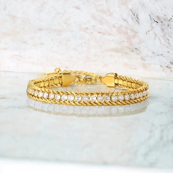 Delia Tennis Bracelet