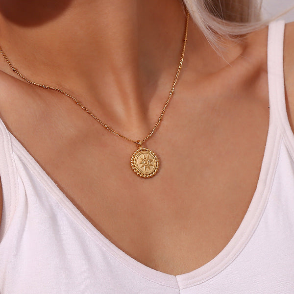 Sunburst Pendant Necklace