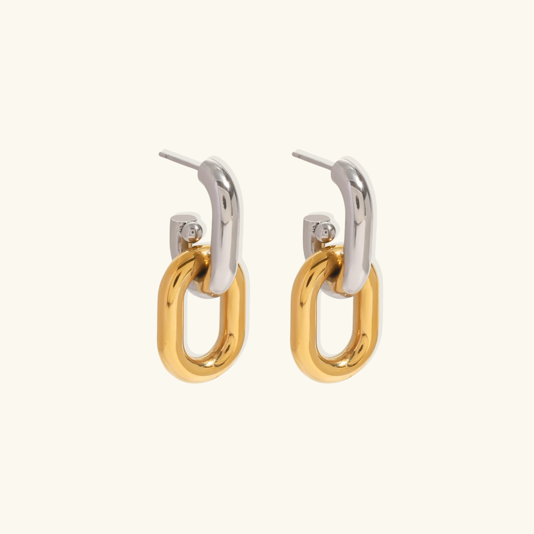 Tessa Two-Tone Earrings