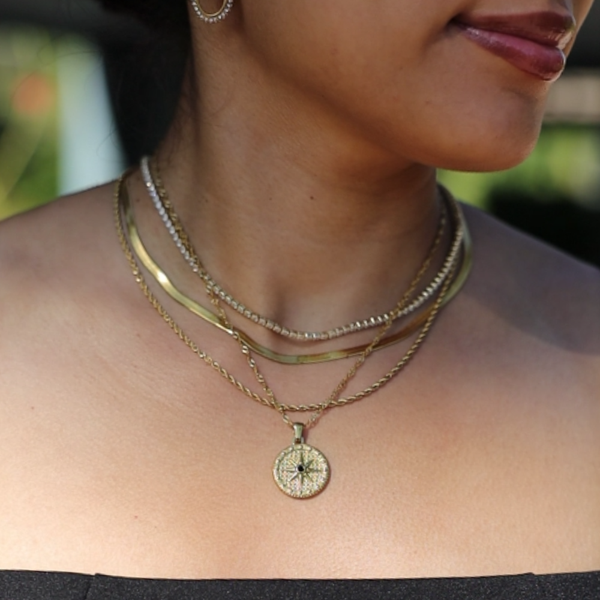 Talia Compass Necklace
