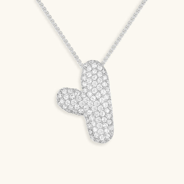 Hailey Bubble Initial Necklace