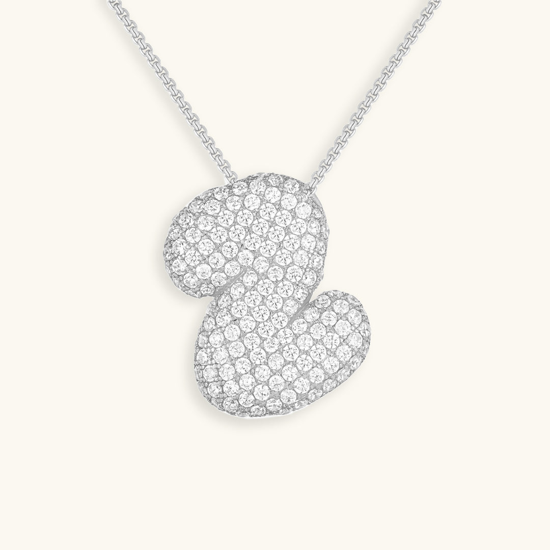 maileey❤︎ Hailey Bubble Initial Necklace – Vivori Jewels