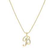 Lily Initial Necklace