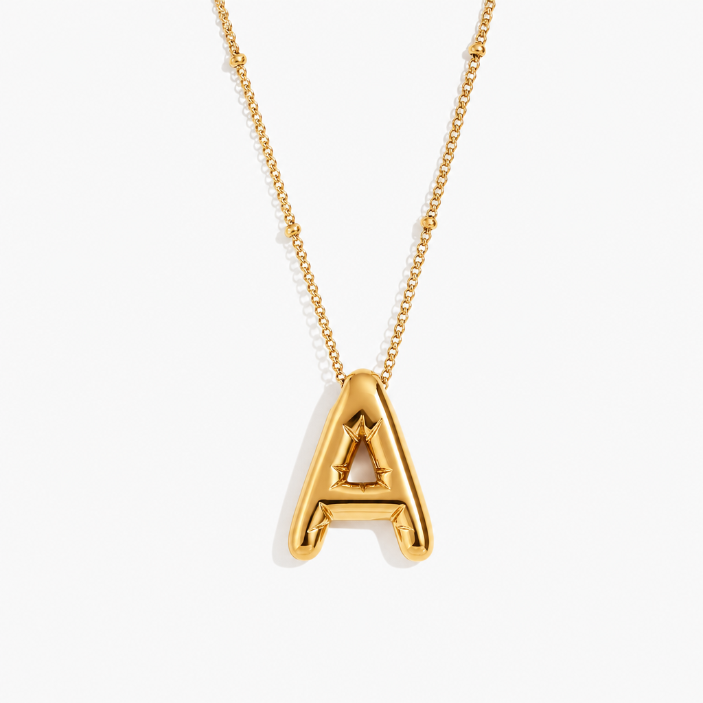 Balloon Letter Necklace