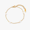 Garnet Pearl Bracelet